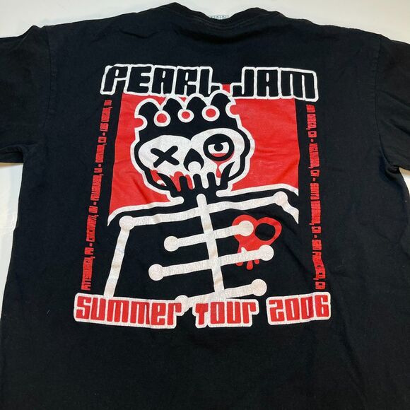 VINTAGE PEARL JAM 2006 Summer Tour Concert T Shirt Sz Mens M - Picture 2 of 5